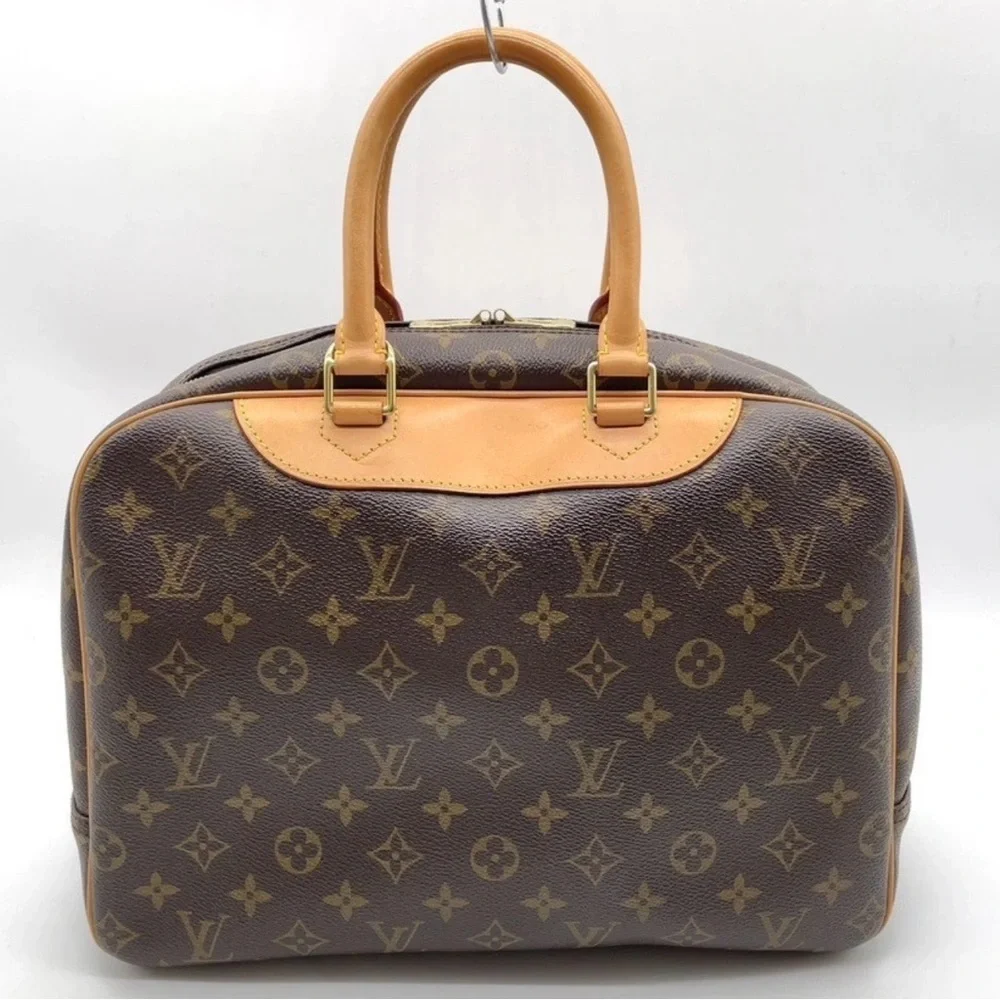 Auth Louis Vuitton Monogram Deauville Handbag W/DBag